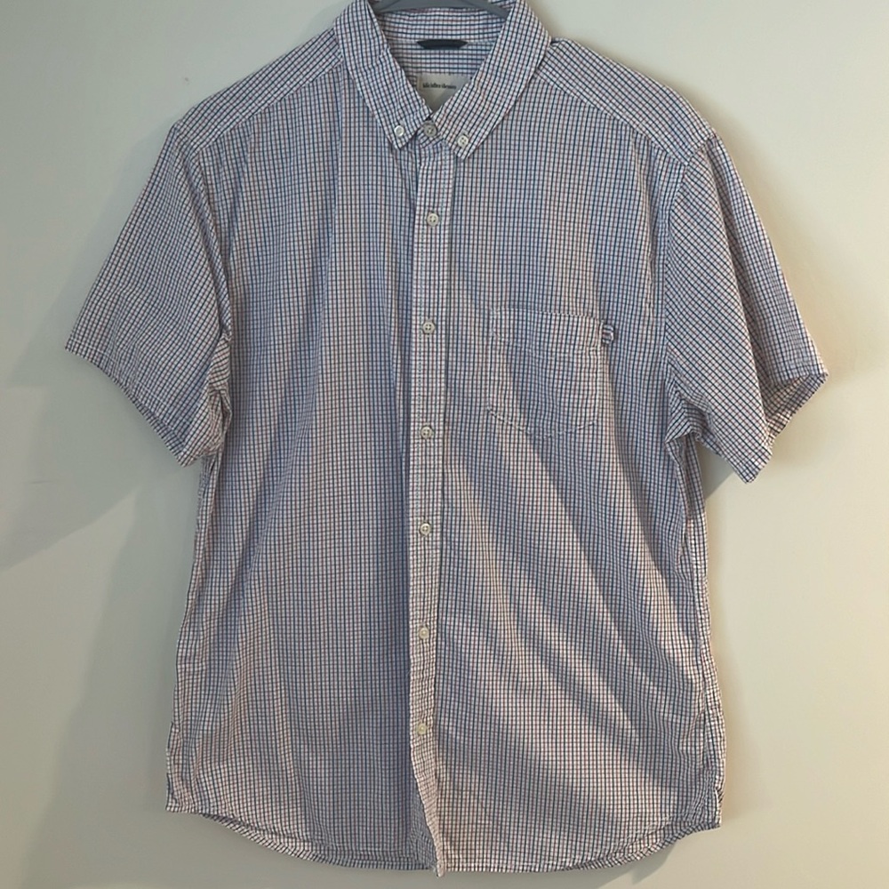 Life After Denim, short sleeve button up, size M